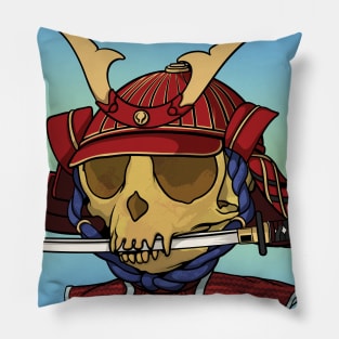 Samurai - Tamarin Skull Pillow