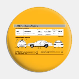 1992 FORD CROWN VICTORIA - technical data Pin