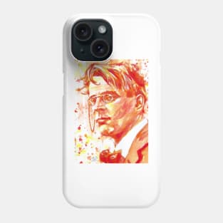 W. B. YEATS - watercolor portrait .1 Phone Case