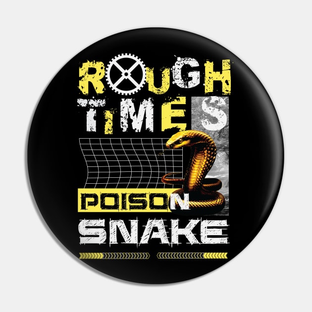 Rough Time Poison as Snake Pin by RadioaktivShop