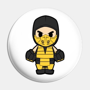 Scorpion Mortal Kombat Chibi Pin