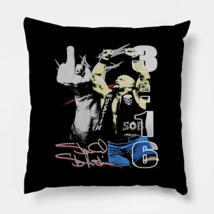 Stone Cold Steve Austin Pose Pillow