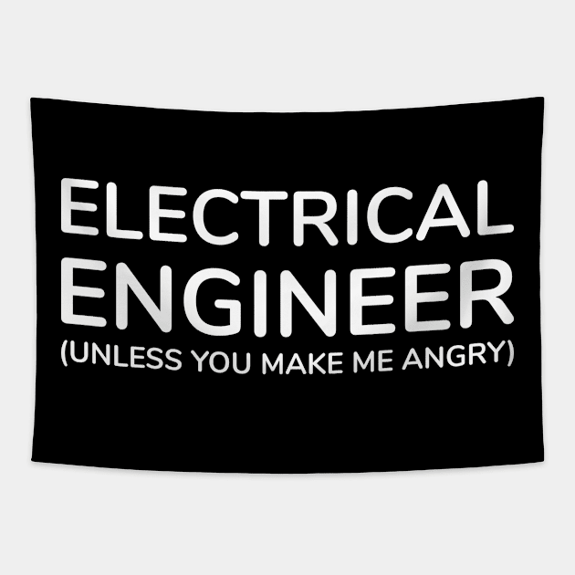 funny electrical engineer quote Tapestry by Elhisodesigns