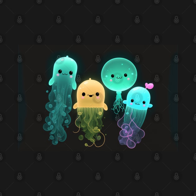 cute bacteria ghosts by cinematic