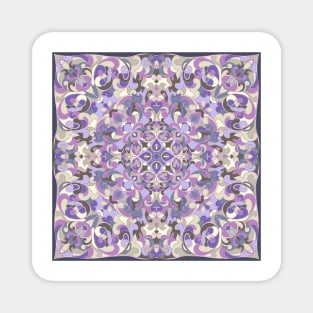 Arabic ornate square pattern Magnet