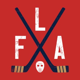 FLA Retro Sticks - Red T-Shirt