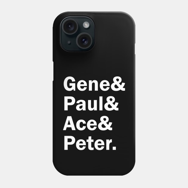 Funny Names x KISS Phone Case by muckychris