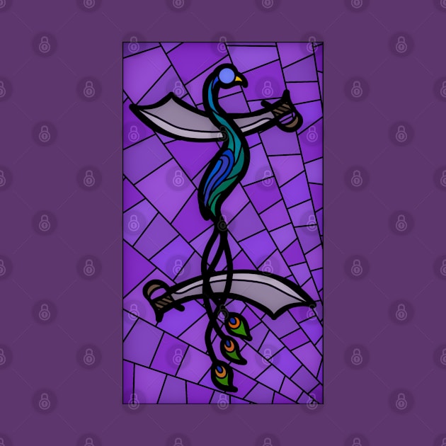 Mollymauk Tealeaf Stained Glass by OctopodArts