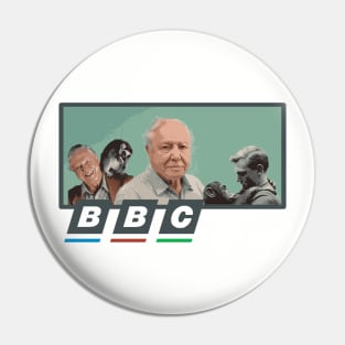 I heart David Attenborough Pin