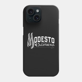 Vintage Modesto, CA Phone Case