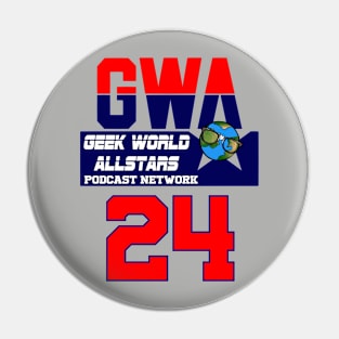 Geek World Allstars - Sports Roster 2024 Double Sided Pin