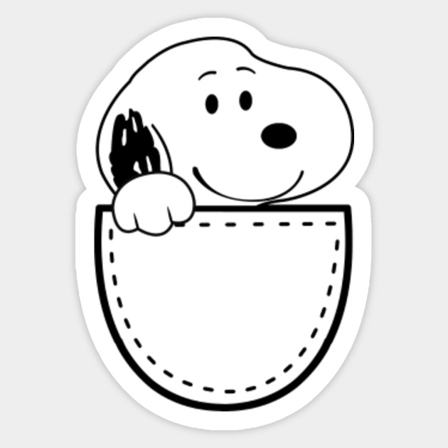 Snoopy in Pocket - Snoopy - Sticker