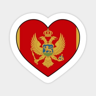 Heart - Montenegro Magnet