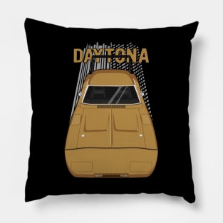 Dodge Charger Daytona 1969 - gold Pillow