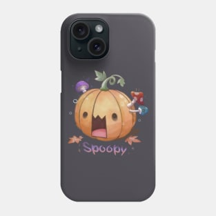 Spoopy Halloween Shroomy Pumpkin Phone Case