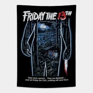 Friday the 13th, Jason Voorhees, Slasher. Horror Classic Tapestry