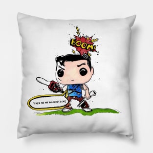 Cartoon-y Ash Pillow