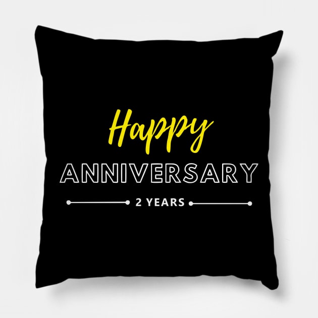 Happy Anniversary | 2 Year Pillow by ezhar.v.b