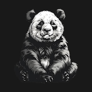 Panda Bear Illustration - Panda Bear Japanese T-Shirt