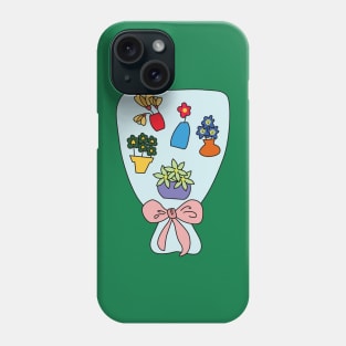 Bouquet, bunch of colorful flowers Phone Case