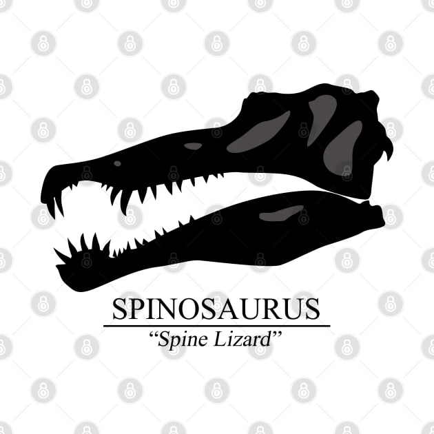 Spinosaurus Skull by SakuraDragon