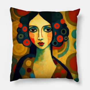 Asian Abstract #26 Pillow