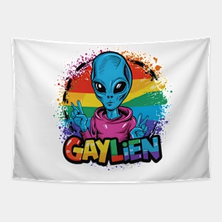 Pride Alien Tapestry