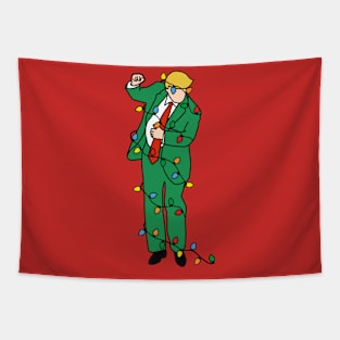 Trump Dance Christmas Tapestry
