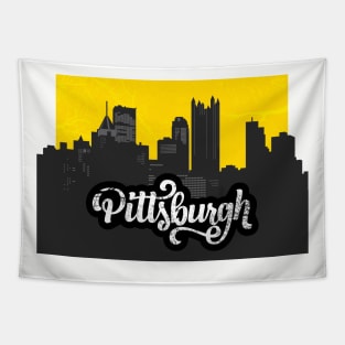 Pittsburgh Skyline Tapestry