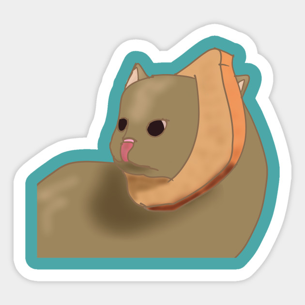 Bread Cat Bread Cat Sticker Teepublic