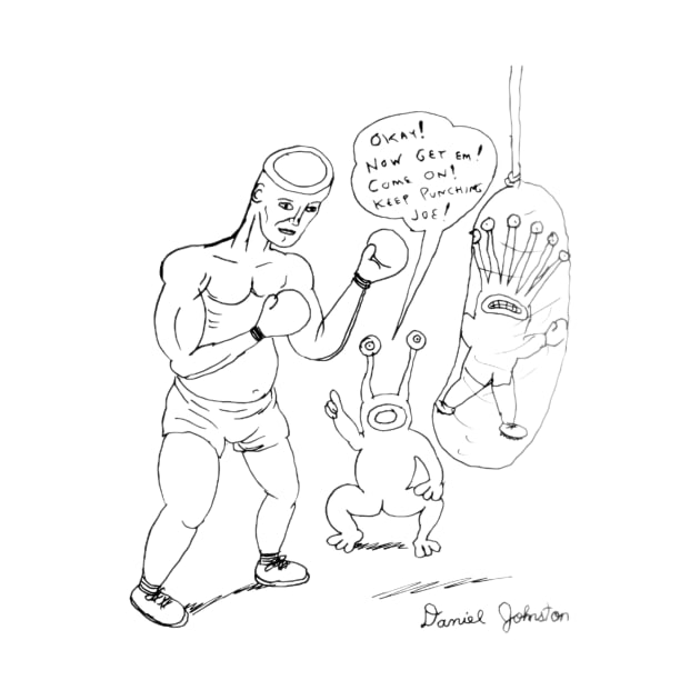 Daniel Johnston - Keep punching Joe by skullknight