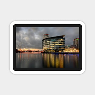 Office Building at Salford Quays with Reflection Magnet