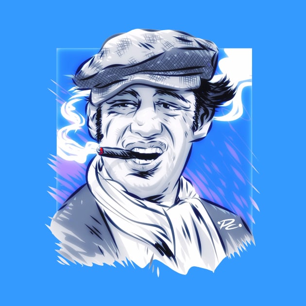 Jean Paul Belmondo - An illustration by Paul Cemmick by PLAYDIGITAL2020