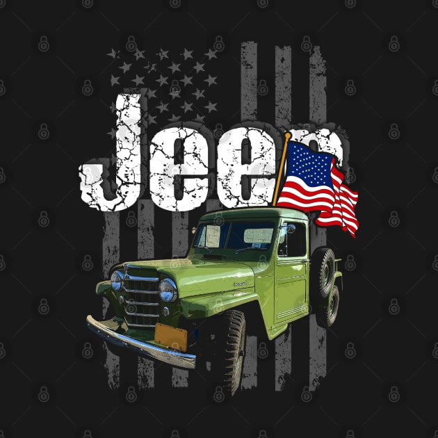 Willys-Overland Truck Jeepcar JEEP Flag by alex77alves