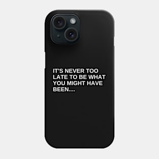 Keep Going inspirational quote Phone Case