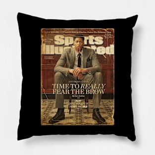 COVER SPORT - SPORT ILLUSTRATED - TIME TO REALLY ANTHONY  DAVIS Pillow