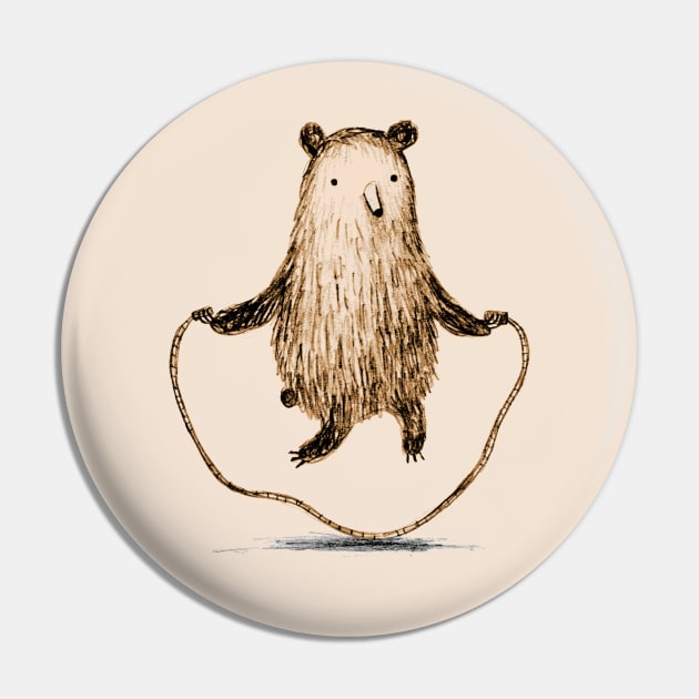 Sipping Bear Pin by Sophie Corrigan