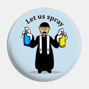 Let us spray Pin