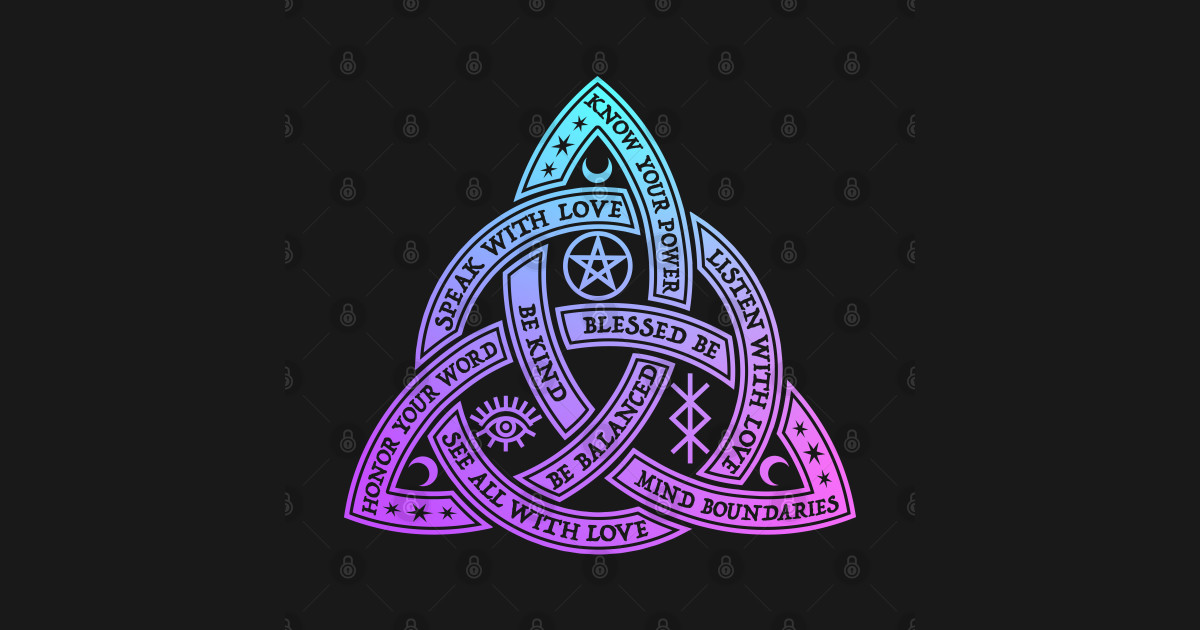 Good Witch Celtic Symbol Pin TeePublic