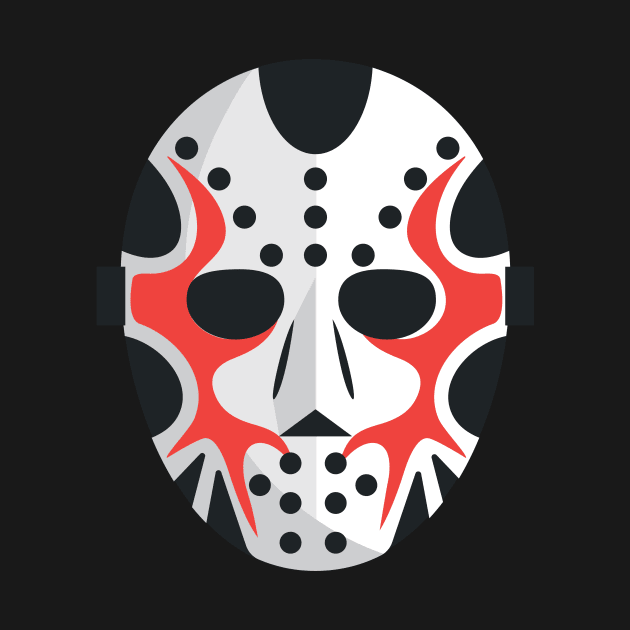 Hockey Goalie, Mask, Sports, Design, Artwork, Vector, Graphic by xcsdesign