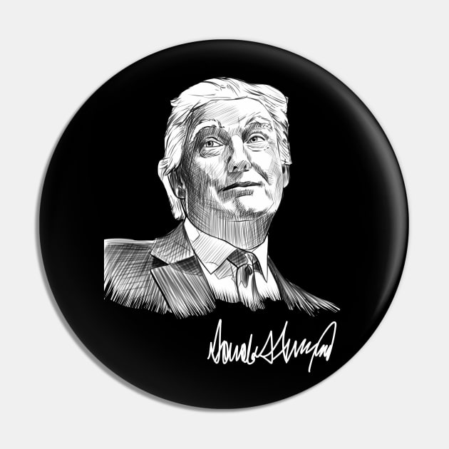 Donald Trump Signature Pin by victoriashel