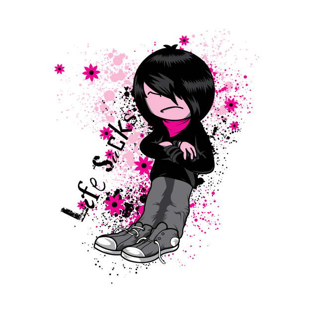 Emo Gothic Boy by positivedesigners