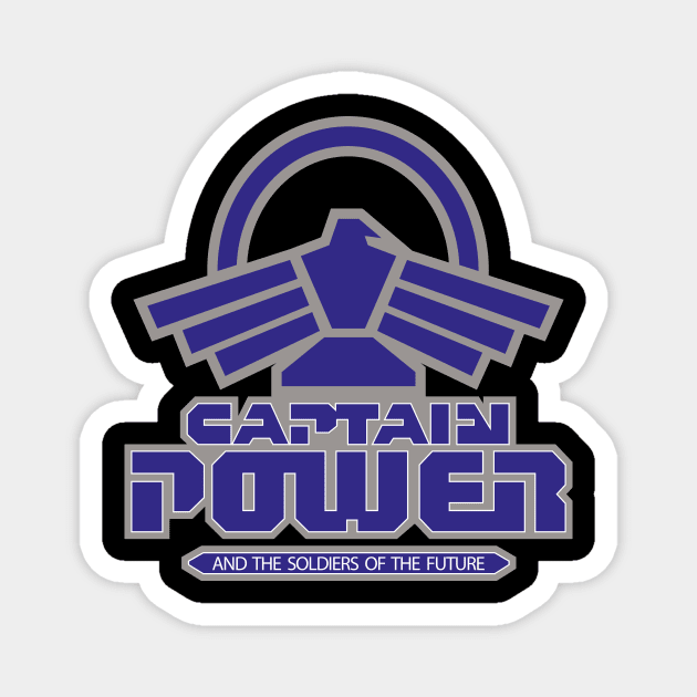 Captain Power Phoenix Logo 2 Magnet by MalcolmDesigns