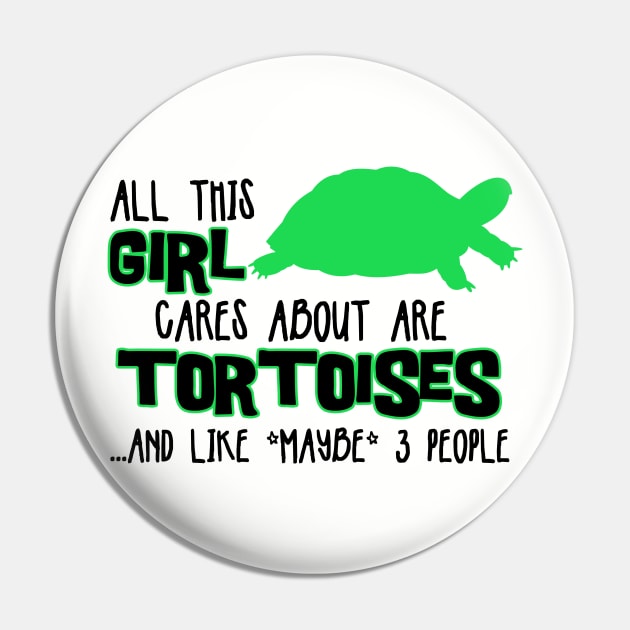 All this GIRL cares about are TORTOISES Pin by The Lemon Stationery & Gift Co