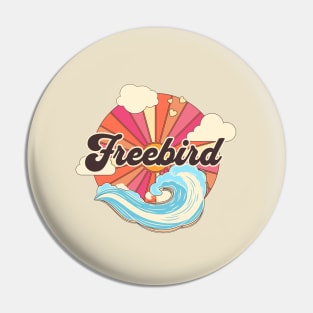 Freebird Ocean Summer Pin