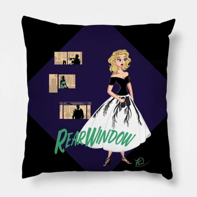 Rear Window Pillow by Art_byKay