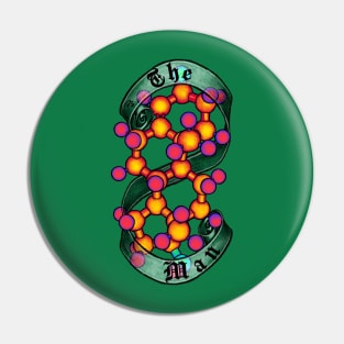 The Man (Testosterone Molecule) Pin