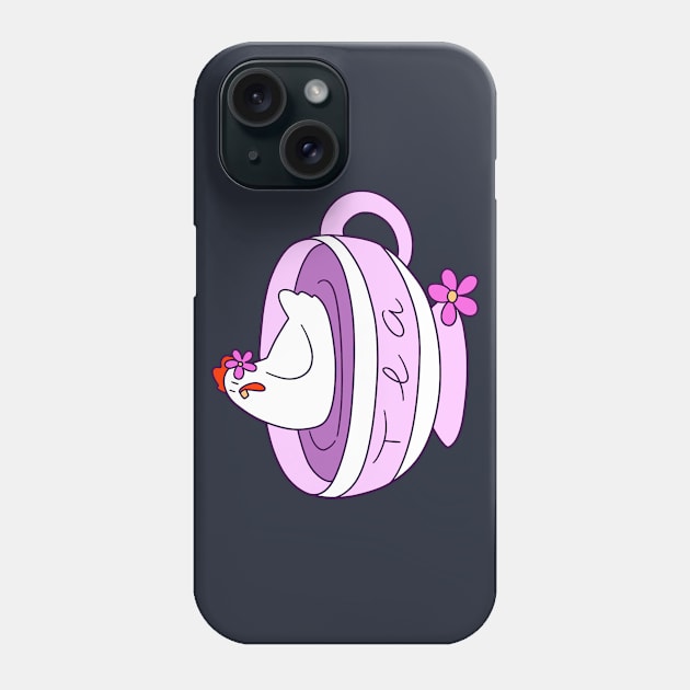 Chicken Tea Phone Case by saradaboru