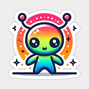 Cosmic Cartoon Cutie Magnet