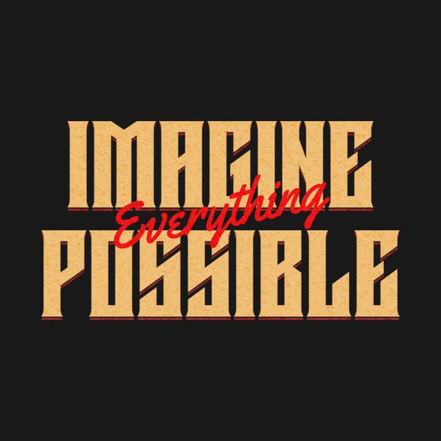 Imagine Everything Possible Quote Motivational Inspirational by Cubebox